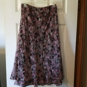 Mid length skirt